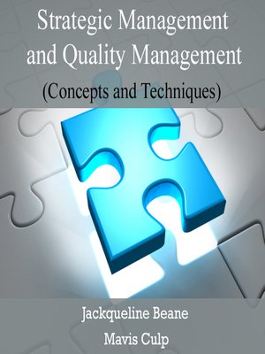 cover image of Strategic Management and Quality Management